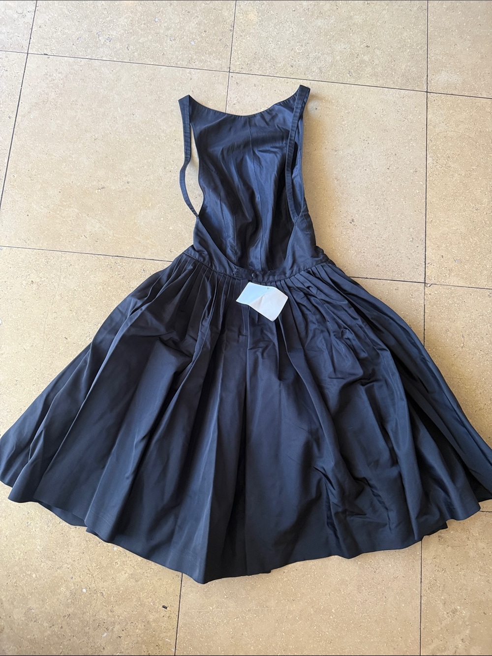 Ralph Lauren Purple Label Navy Sleeveless Full Midi Dress - Picture 2 of 3
